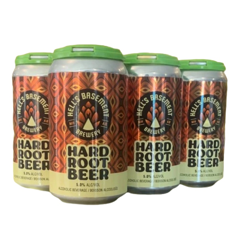 HELLS BASEMENT SPIKED ROOT BEER 355ML 6PK CAN @ Sage Hill [1034955] 2130 ml