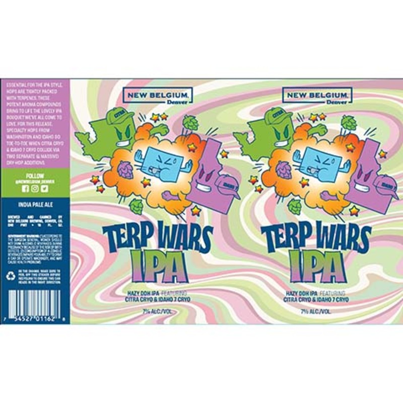New Belgium Terp Wars Hazy IPA 16OZ SINGLE CAN