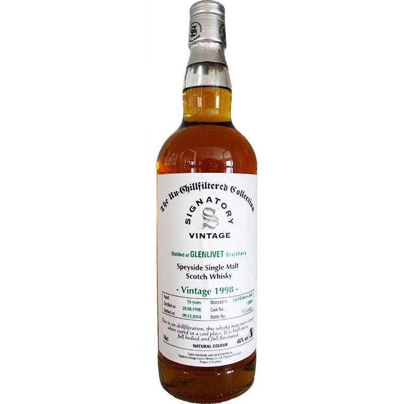 SIGNATORY GLENLIVET SHERRY 16YR 46% 2006 700 mL