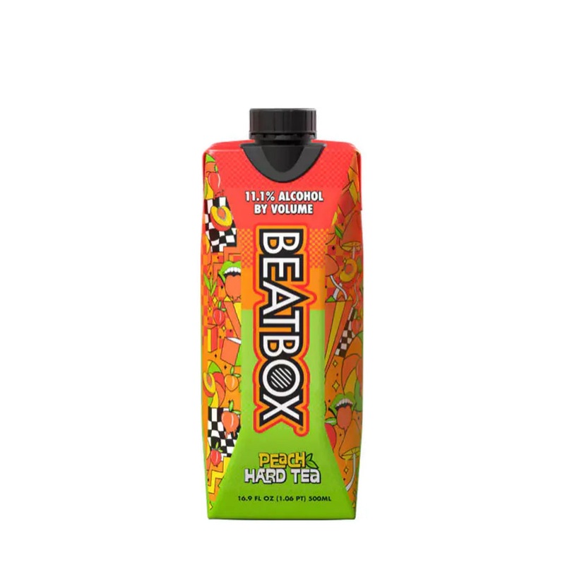 Beatbox Peach Hard Tea RTD Cocktail 500mL