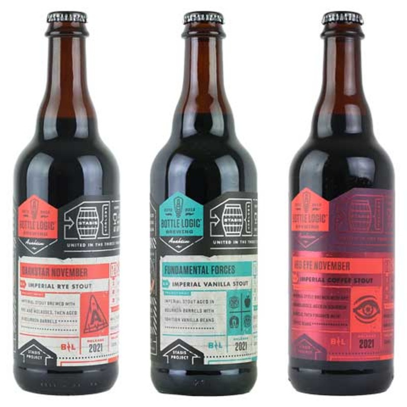 Bottle Logic Fundamental Forces Imperial Vanilla Stout (2021) 3PK 3PK 500ML BTL