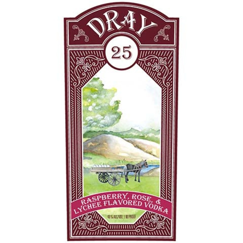 Dray 25 Raspberry, Rose, & Lychee Vodka 750ML BTL