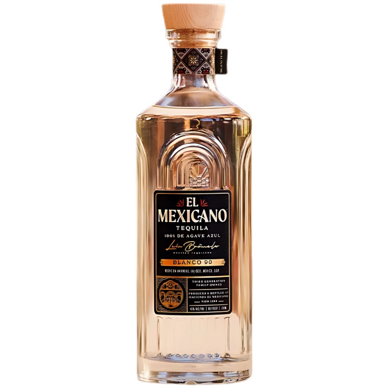 El Mexicano Blanco Tequila 90 Proof