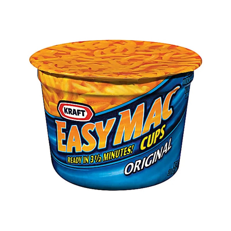 Kraft Easy Mac Original Microwave Single Serve Dinners (2.05oz)