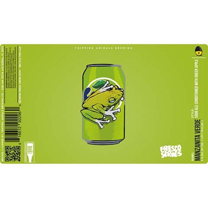 Tripping Animals Manzanita Verde Sour Ale 16OZ SINGLE CAN