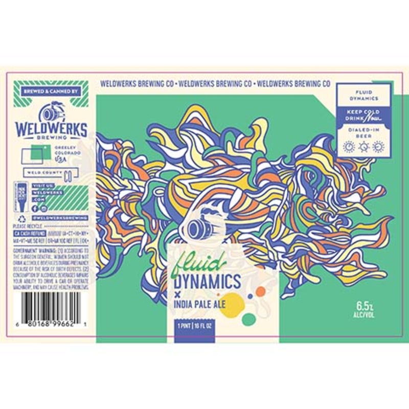 Weldwerks Fluid Dynamics IPA 16OZ SINGLE CAN