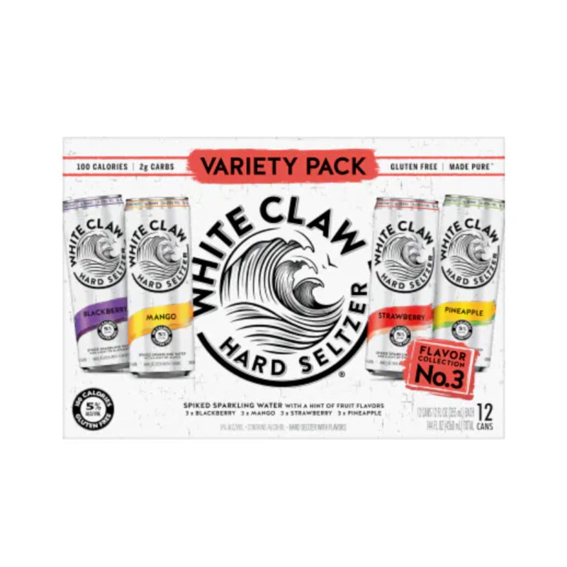 White Claw Variety Pack 3 – 12 Pack