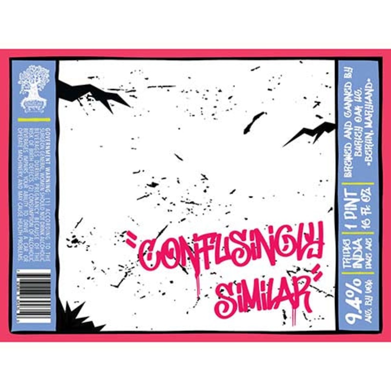 Burley Oak Confusingly Similar TIPA 16OZ SINGLE CAN