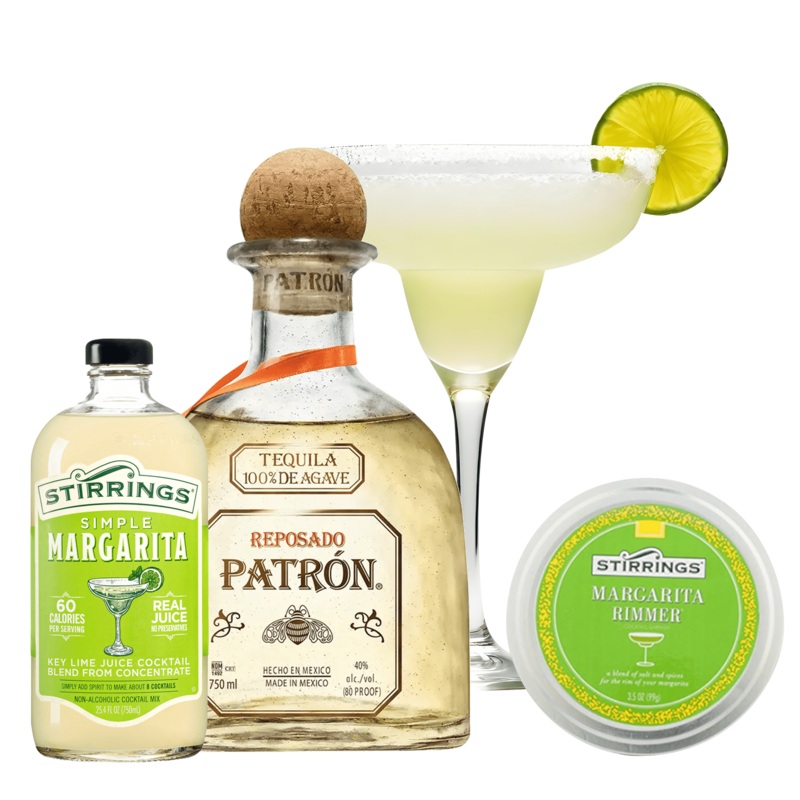 Patron Reposado Margarita Gift Basket Cheers