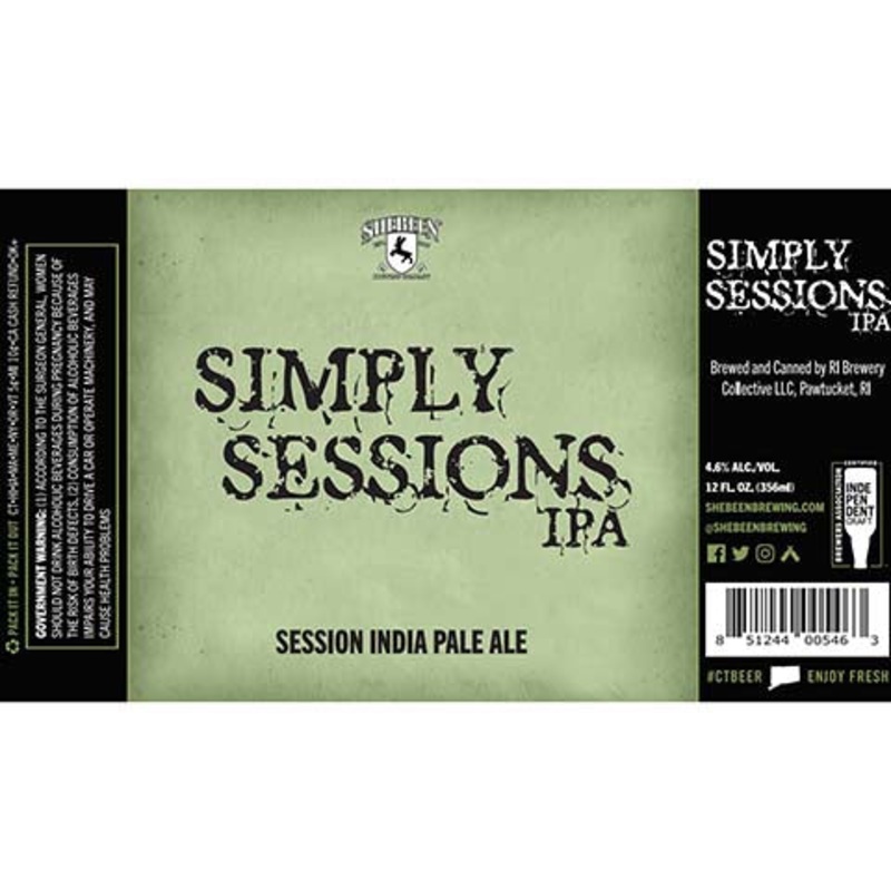 Shebeen Simply Sessions IPA 12OZ SINGLE CAN