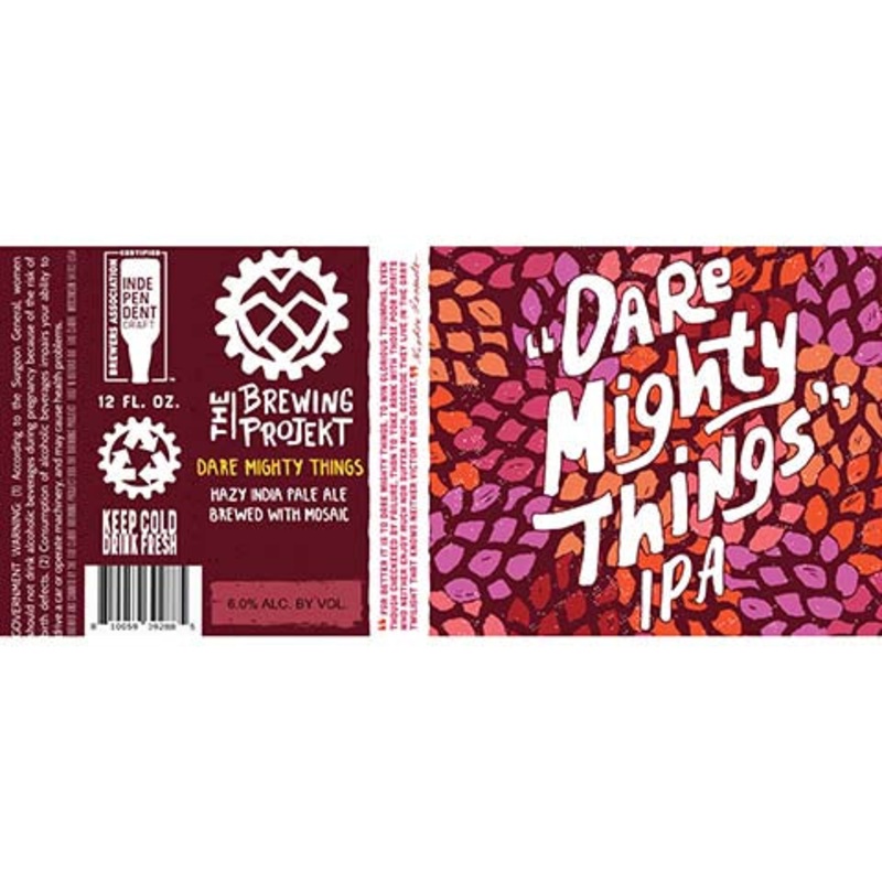The Brewing Projekt Dare Mighty Things Hazy IPA (Mosaic) 12OZ SINGLE CAN