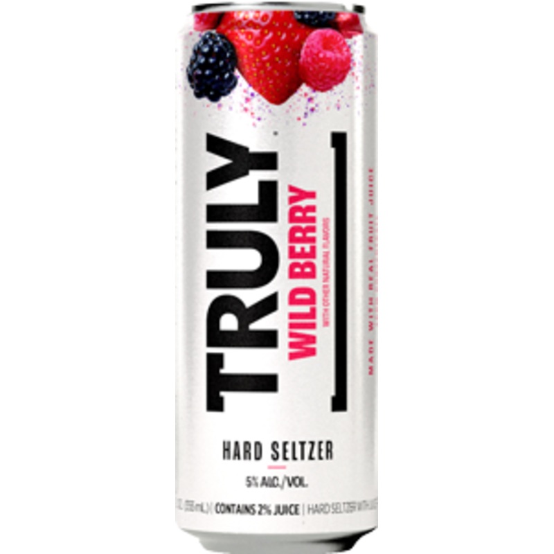 TRULY Hard Seltzer Wild Berry (12 – 24oz Cans) 12 – 24oz Cans
