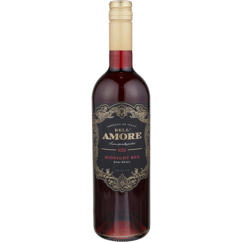 Bell’Amore Midnight Red Semi-Sweet Italy 750ML 750ML