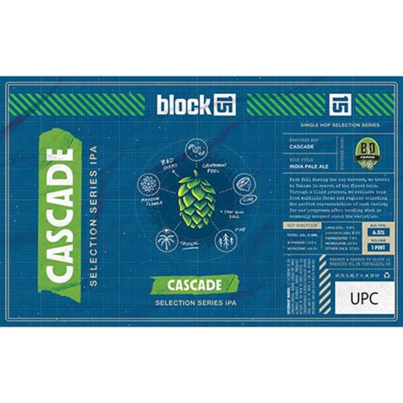 Block 15 Cascade IPA 16OZ SINGLE CAN