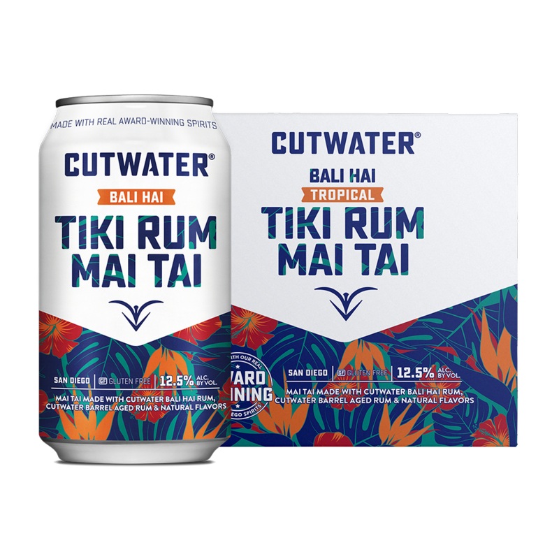 Cutwater Rum Mai Tai Cocktail – 4pk Cans