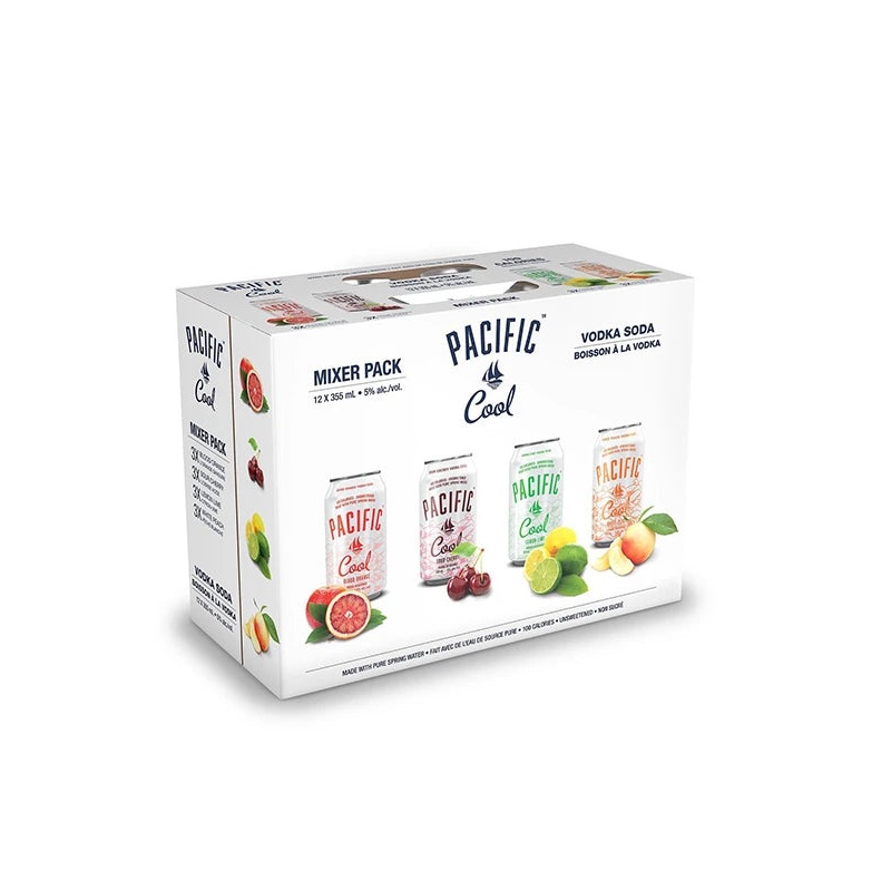 PACIFIC COOL VODKA SODA MIXER 355ML 12PK CAN @ Windermere [1038550] 4260 ml