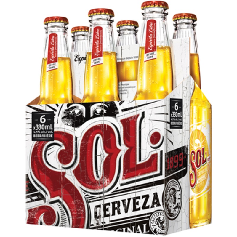 SOL CERVEZA 330ML 6PK BT @ Deerfoot City [1000554] 1980 ml