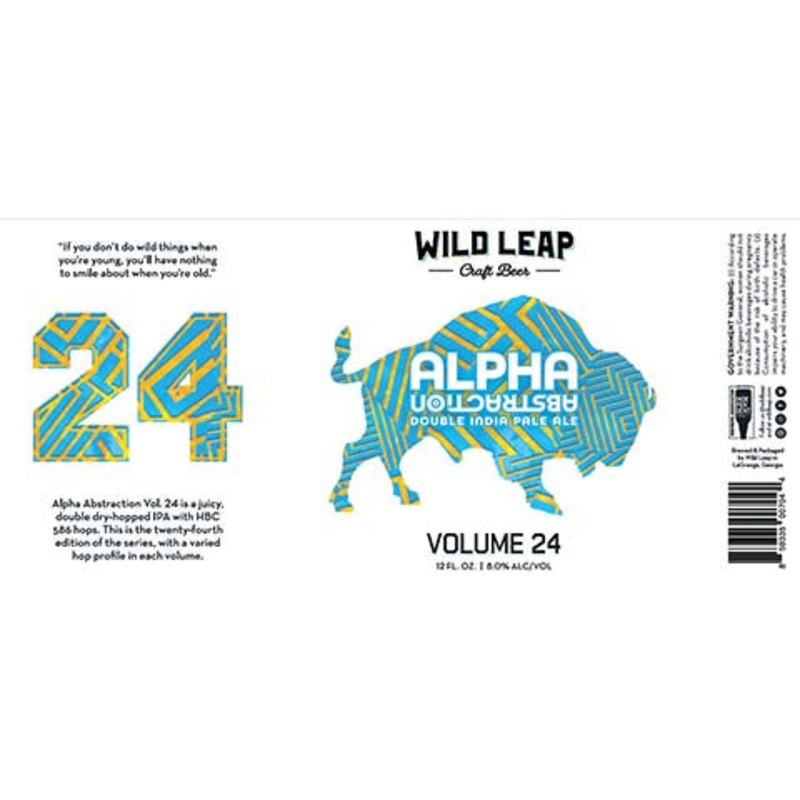 Wild Leap Alpha Abstraction Volume 24 DIPA 12OZ SINGLE CAN
