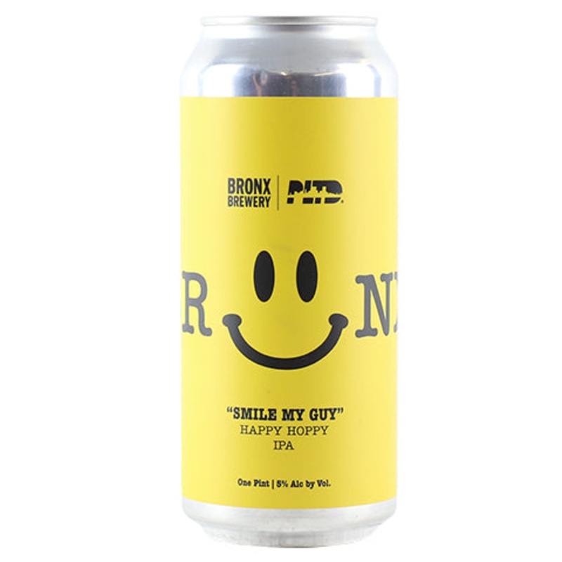 Bronx Smile My Guy Happy Hoppy IPA 16OZ SINGLE CAN