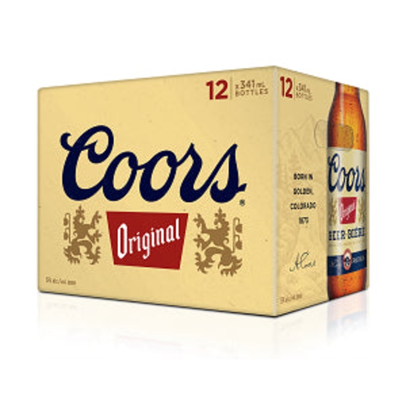COORS ORIGINAL 341ML 12PK BT @ Lethbridge [1002858] 4092 ml