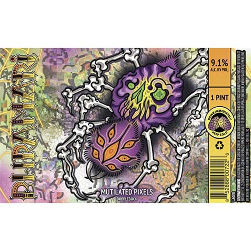 Hivemind Bhramari Mutilated Pixels Dopplebock Lager 16OZ SINGLE CAN