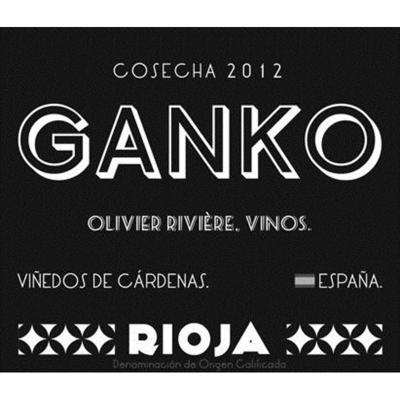 OLIVIER RIVIERE GANKO 2018 750 mL