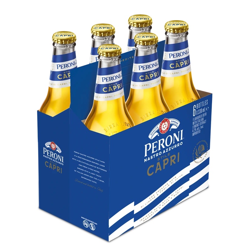 PERONI NASTRO AZZURRO STILE CAPRI 330ML 6PK BT @ Signal Hill [1056156] 1980 ml