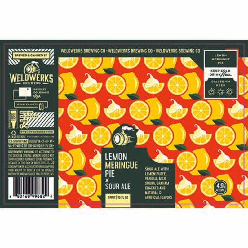 Weldwerks Lemon Meringue Pie Sour Ale 16OZ SINGLE CAN