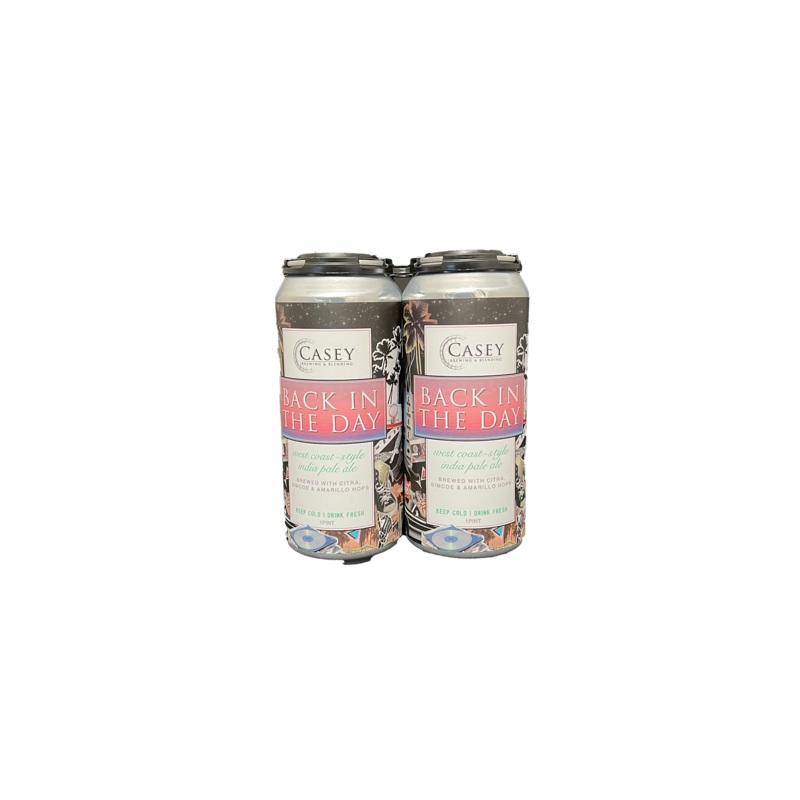 Casey Back In The Day IPA 4 Pack Cans