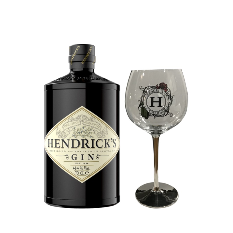 Hendrick’s Gin 700ml with FREE 1x Hendrick’s Balloon Glass