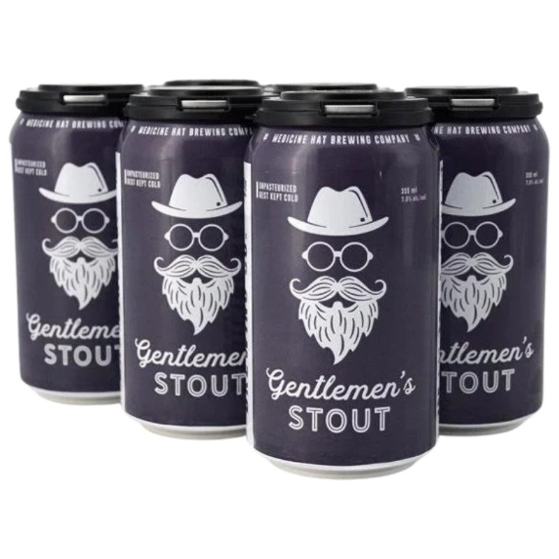 MEDICINE HAT GENTLEMENS STOUT 355ML 6PK CAN @ Lethbridge [1007014] 2130 ml