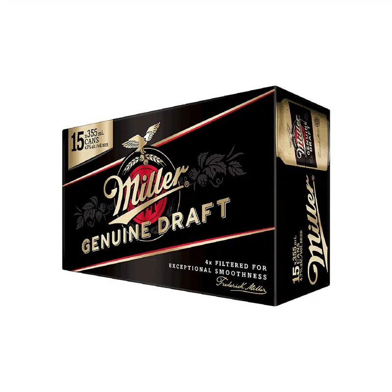 MILLER GENUINE DRAFT 15PK