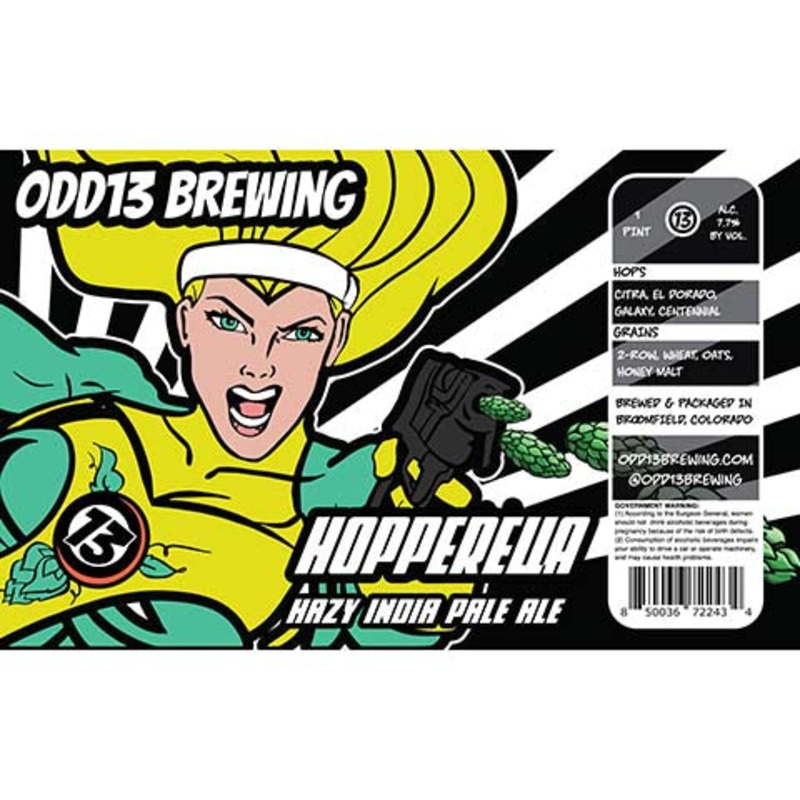 Odd13 Hopperella Hazy IPA 16OZ SINGLE CAN