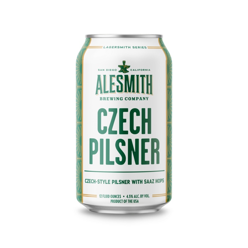AleSmith Czech Pilsner (4.5% ABV) 12oz Cans 6-pack of 12oz cans