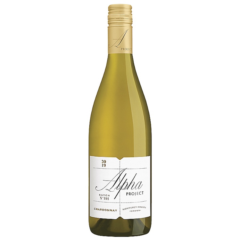 ALPHA PROJECT CHARDONNAY BATCH NO 191 MONTEREY COUNTY 2019 750ML 750ML
