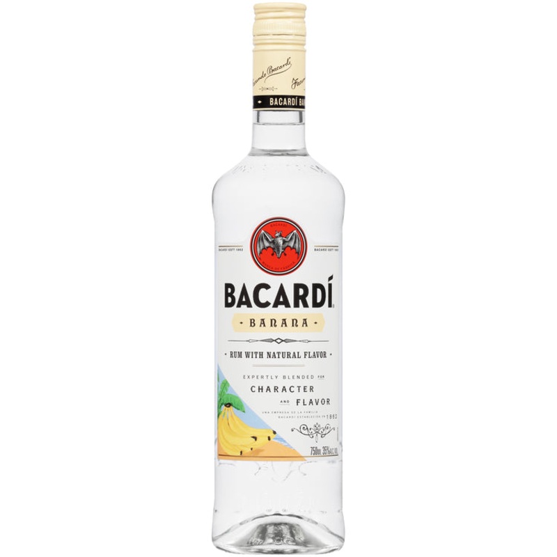 BACARDI BANANA FLAVORED RUM 70 750ML 750ML