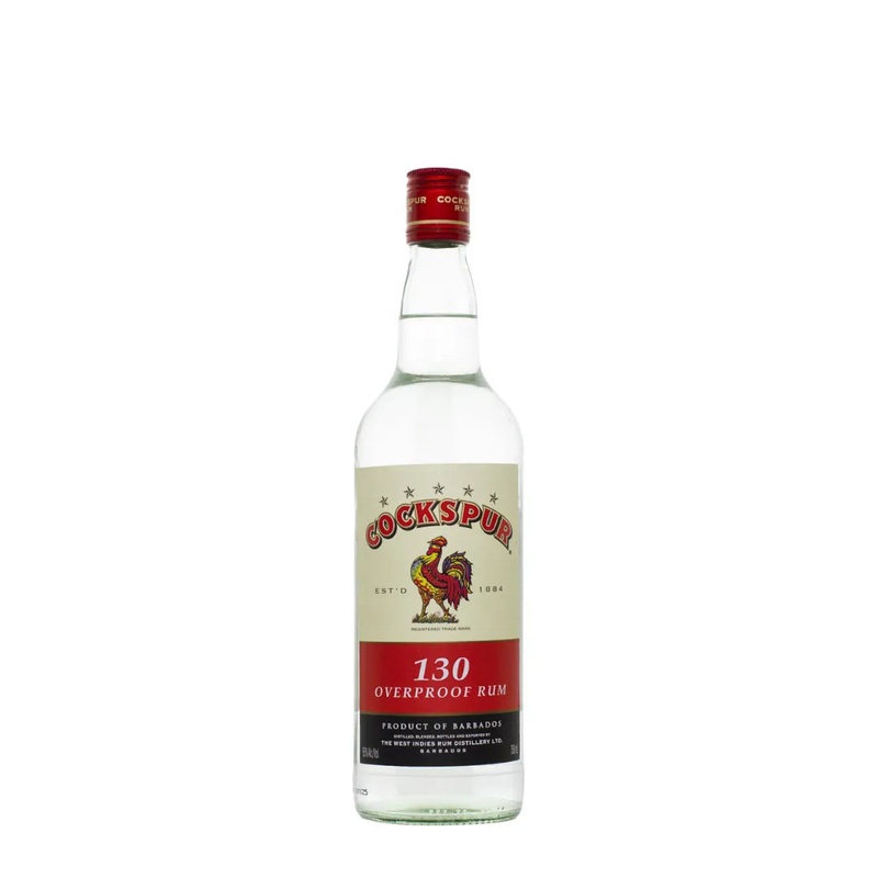 Cockspur 130 Overproof White Rum 750mL