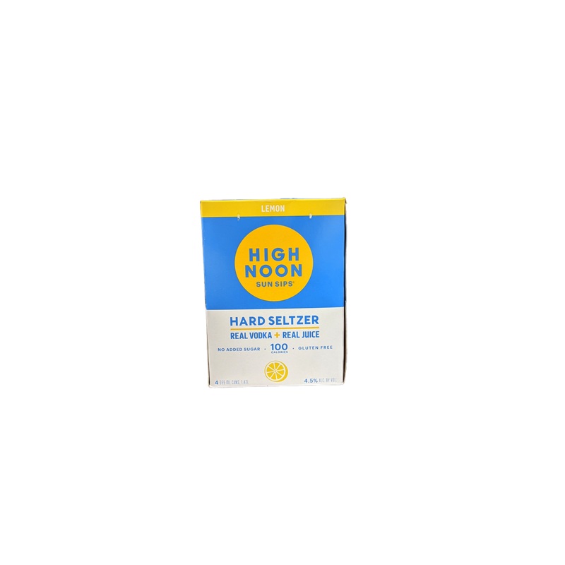 High Noon Lemon Vodka Seltzer 4 Pack