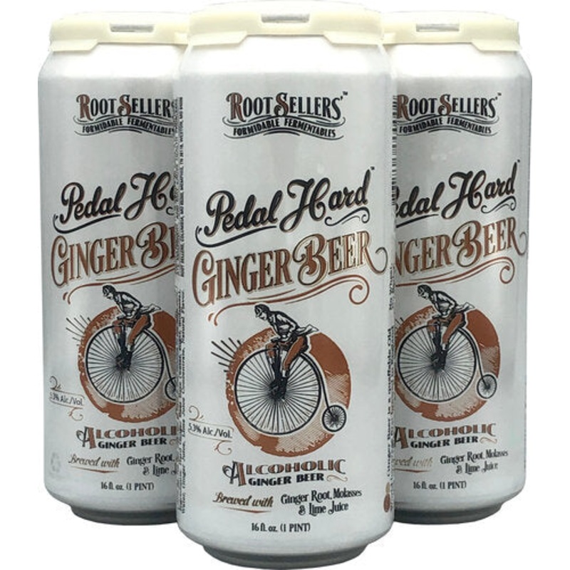 ROOT SELLERS PEDAL HARD GINGER 4 CANS