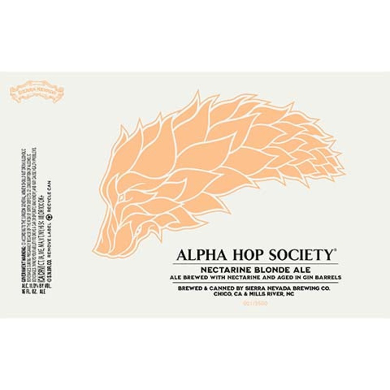 Sierra Nevada Alpha Hop Society Nectarine Blonde Ale 16OZ SINGLE CAN