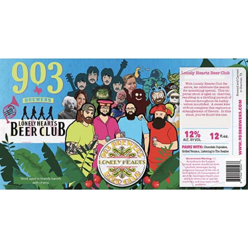 903 Brewers Lonely Hearts Beer Club Imperial Stout 16OZ SINGLE CAN
