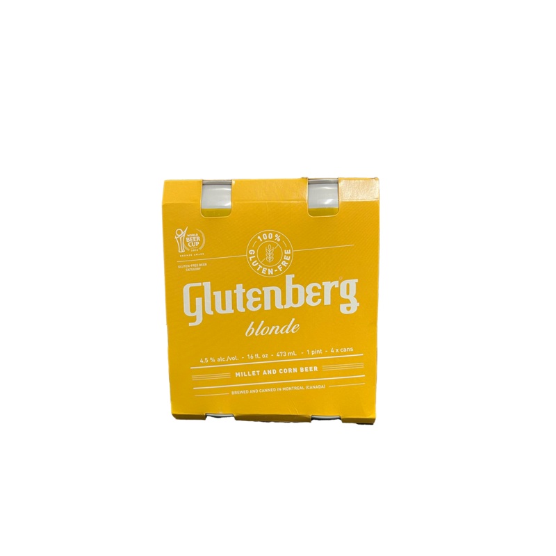 Glutenberg Blonde 4 Pack Cans