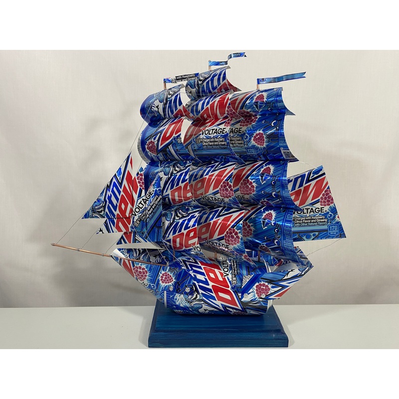 Mountain Dew Voltage Soda Can Ship