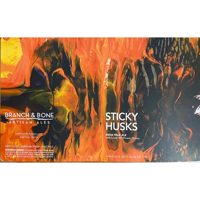 Branch & Bone Sticky Husks IPA 16OZ SINGLE CAN