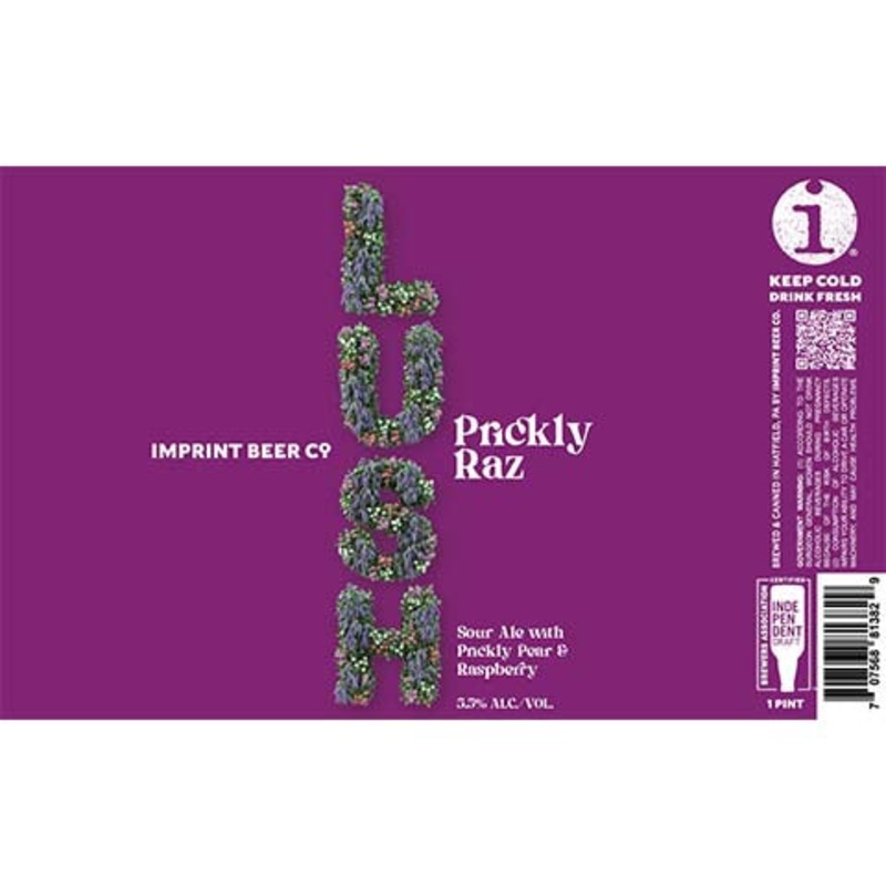 Imprint Prickly Raz Lush Sour 16OZ SINGLE CAN
