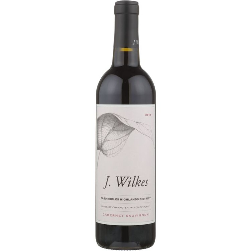 J. WILKES CABERNET SAUVIGNON PASO ROBLES HIGHLANDS DISTRICT 2019 750ML 750ML
