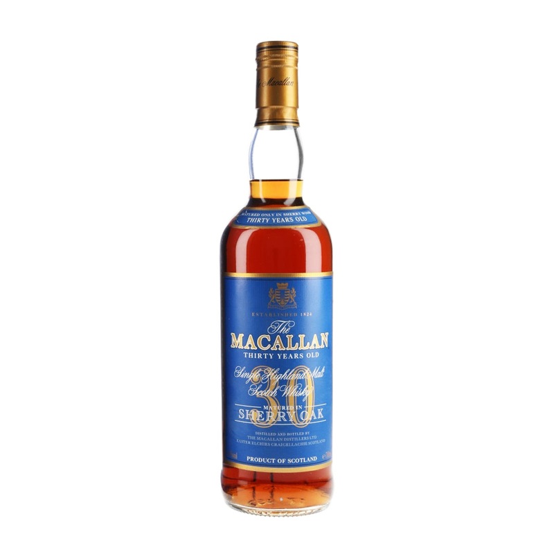 The Macallan 30 Year Old Sherry Cask Blue Bottling – No Box