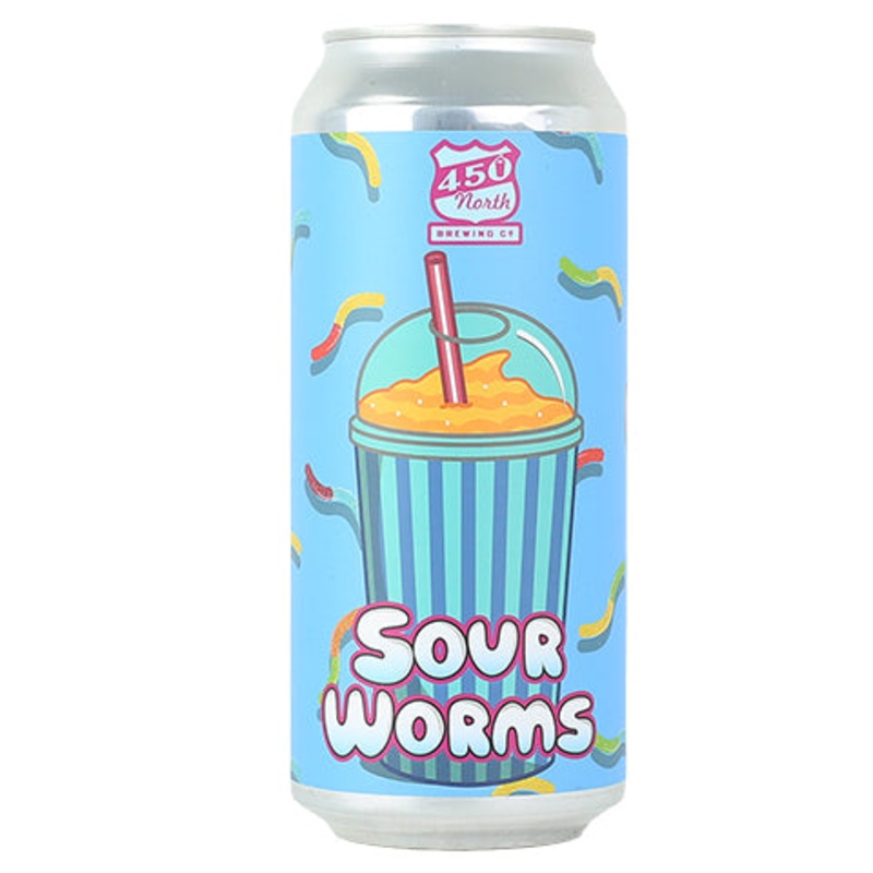 450 North Sour Worms Slushy XL Sour Ale 16OZ SINGLE CAN