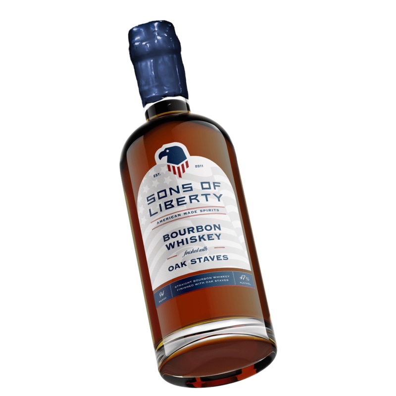 Bourbon RI Sons of Liberty finished with Oak Staves