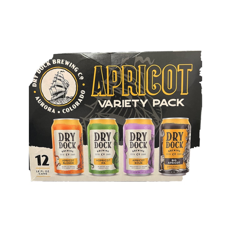 Dry Dock Apricot Variety 12 Pack Cans